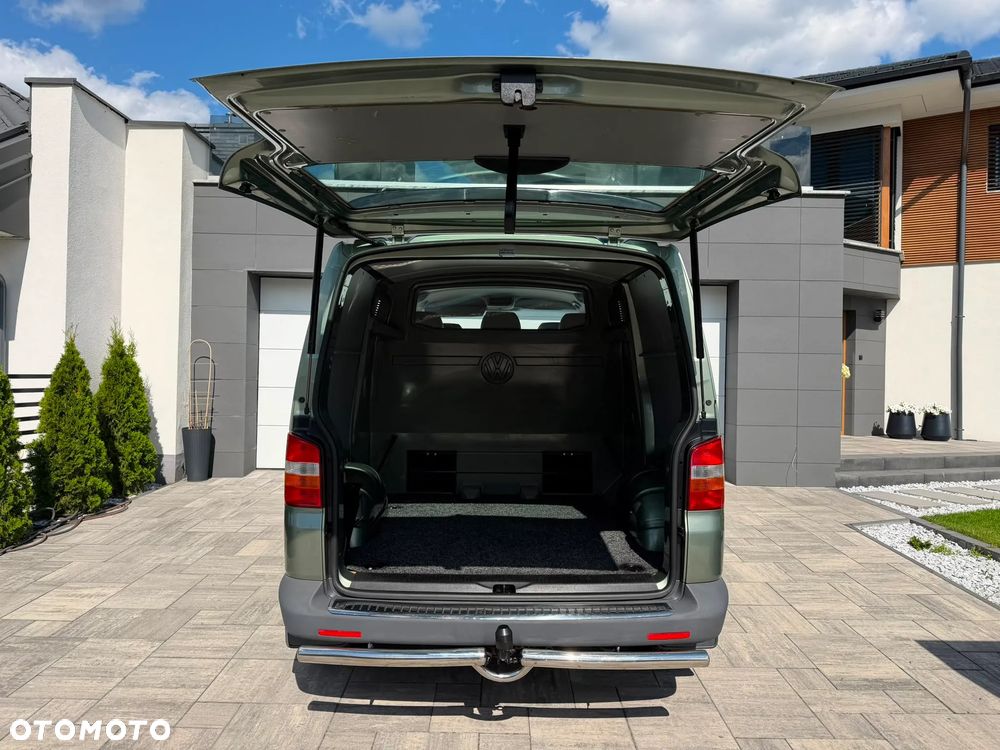 Volkswagen TRANSPORTER T5 1.9TDI Klima Elektryka Duża Navi Rury Brygadówka Dubel Kabina Klapa Hak - 13