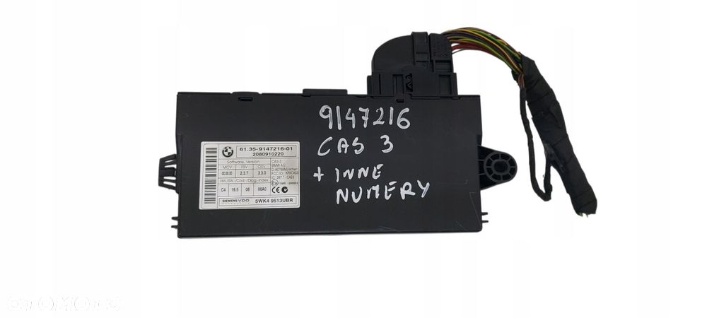 Bmw E90 E60 E87 E84 Moduł Sterownik Cas 9147216 - 1