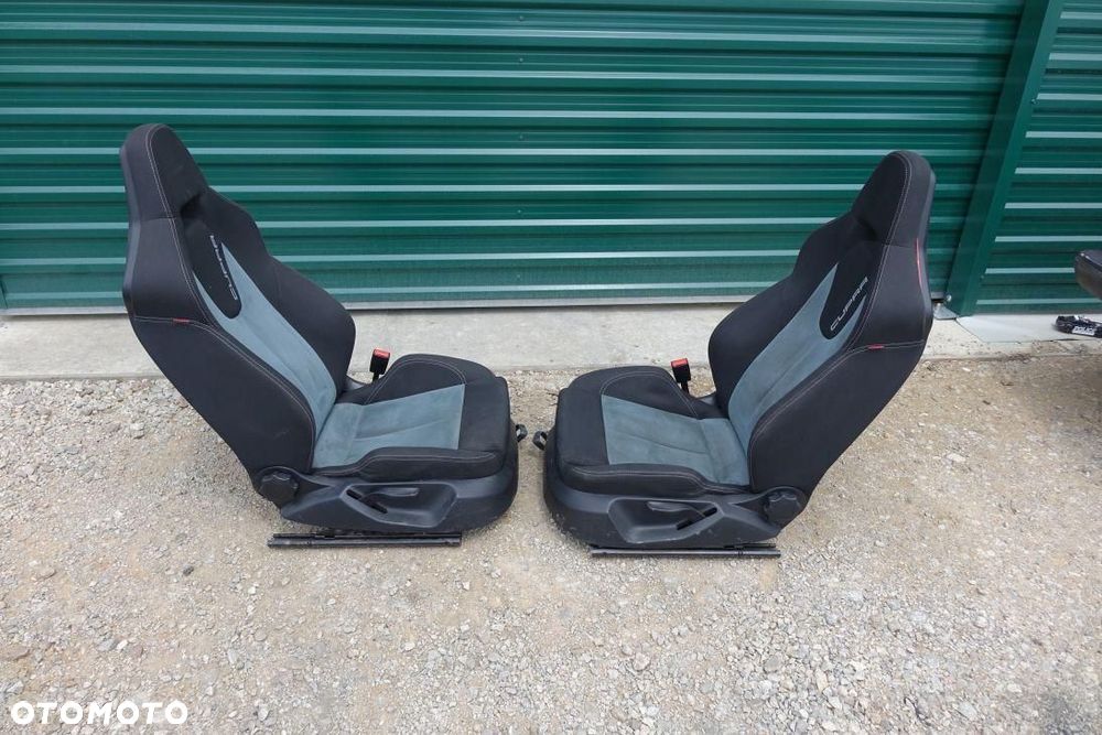 FOTEL FOTELE LEWY KANAPA KOMPLET SEAT LEON II CUPRA 3D 2007 OE33221 - 5