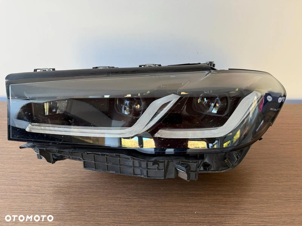 LAMPA LEWA PRZÓD PRZEDNIA BMW 5 G30 G31 BLACK SHADOW LCI 5A388E302