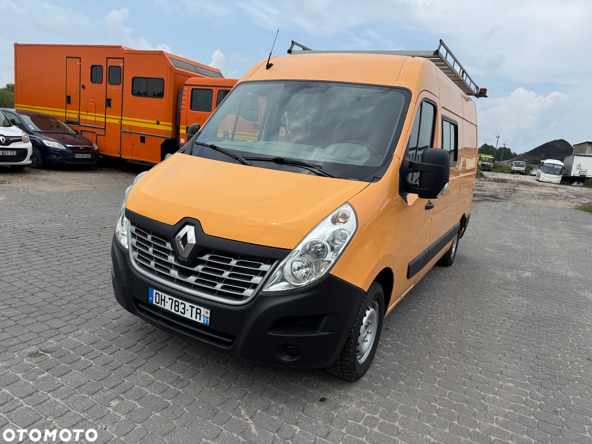 Renault Master Brygadówka 2014 r. Klima NAVI 7 Osobowy Bagażnik Dachowy Drabinka - 2