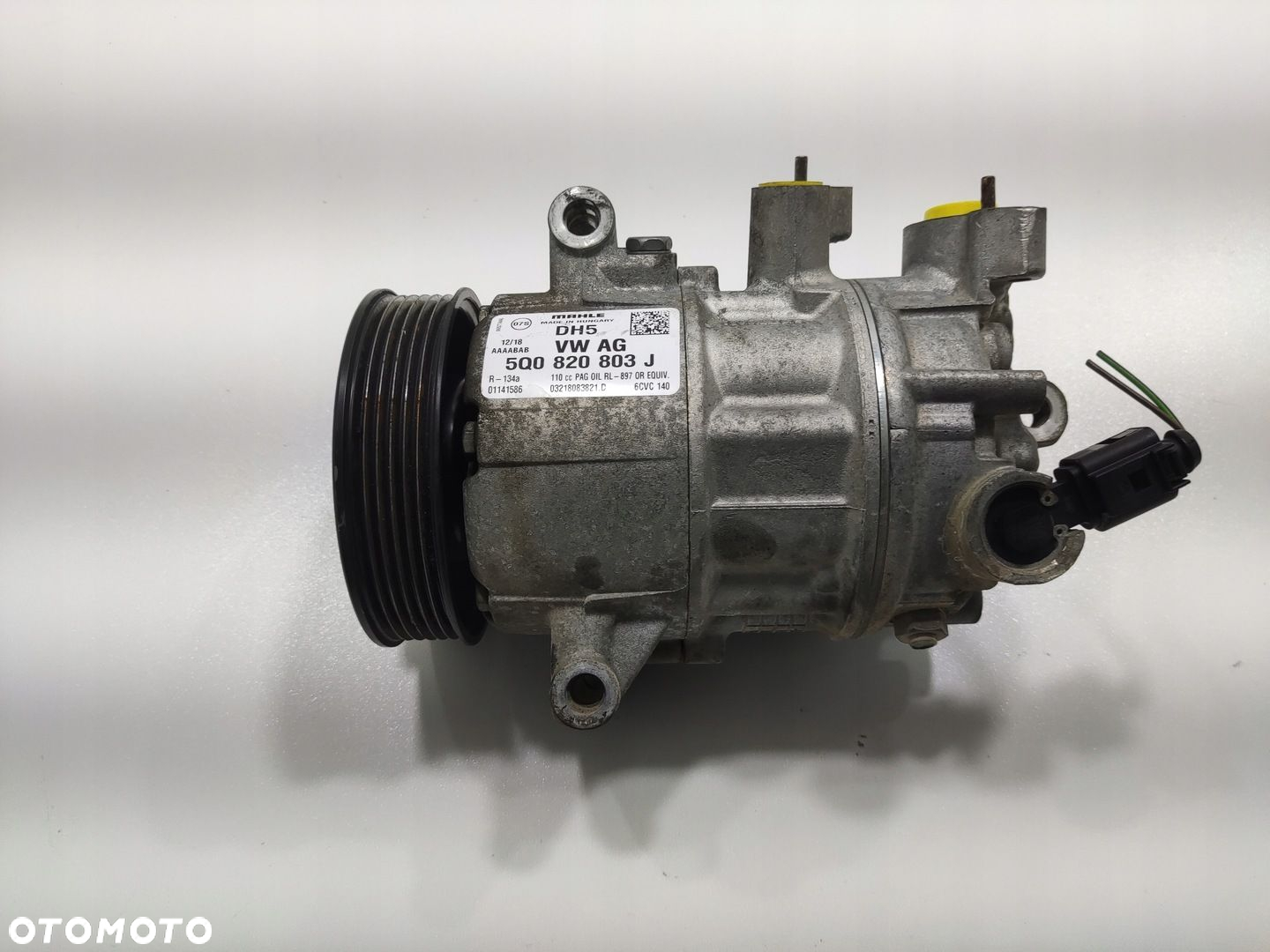 SPRĘŻARKA KLIMATYZACJI VW CADDY III IV 2K5 2.0 TDI 2015-19 LIFT 5Q0820803J - 3