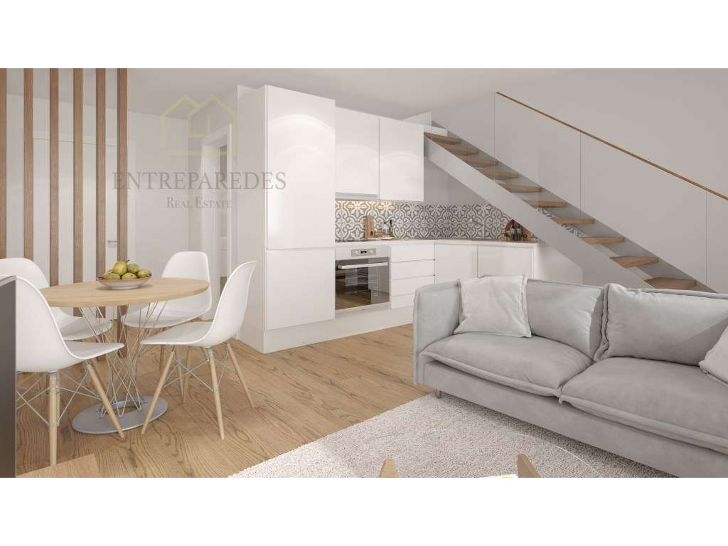 Apartamento loft T1 com varanda, mobilado e equipado, junto ao Jard... - Grande imagem: 5/30