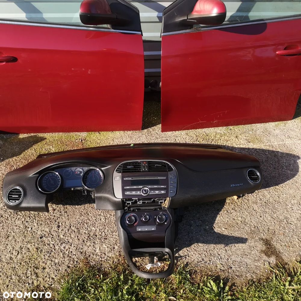 FIAT BRAVO ABARTH 07r.  DRZWI ZDERZAK BORDOWY DESKA ROZDZIELCZA - 3