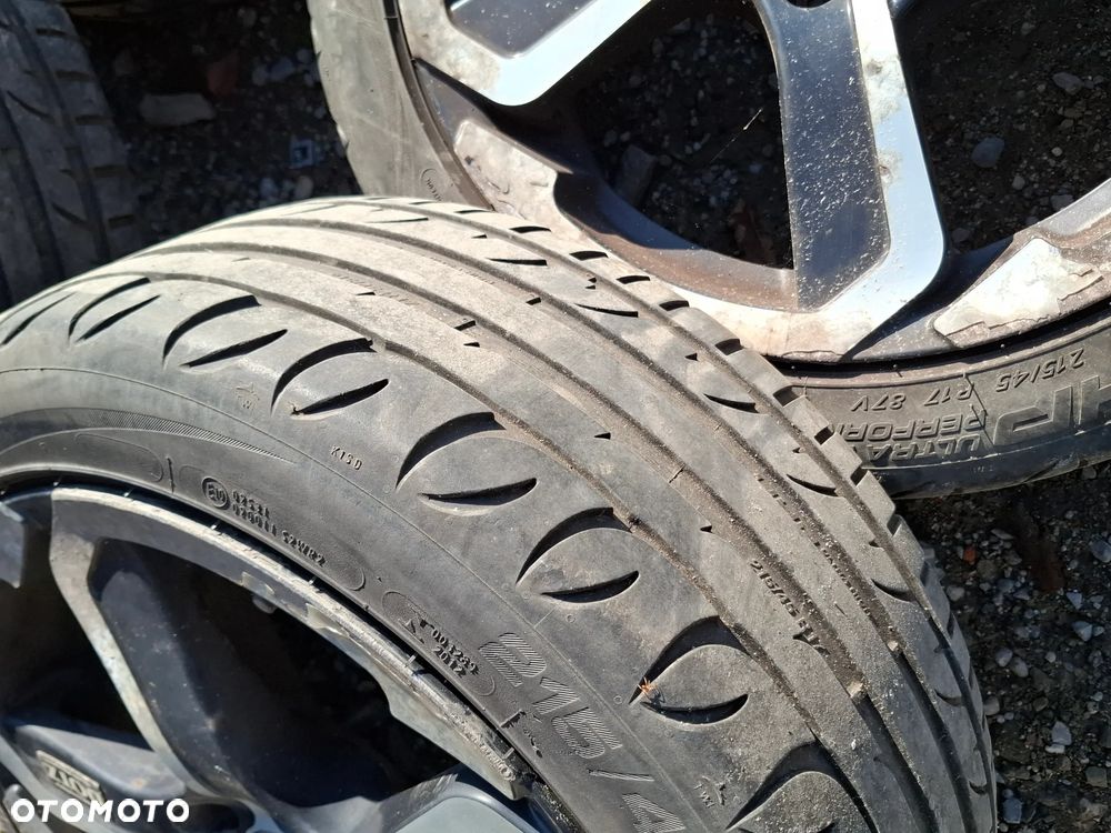 ALUFELGI KOLA R17 5X112 OPONY 215/45 DOTZ VW AUDI SEAT SKODA SLASK WYSYLKA - 6