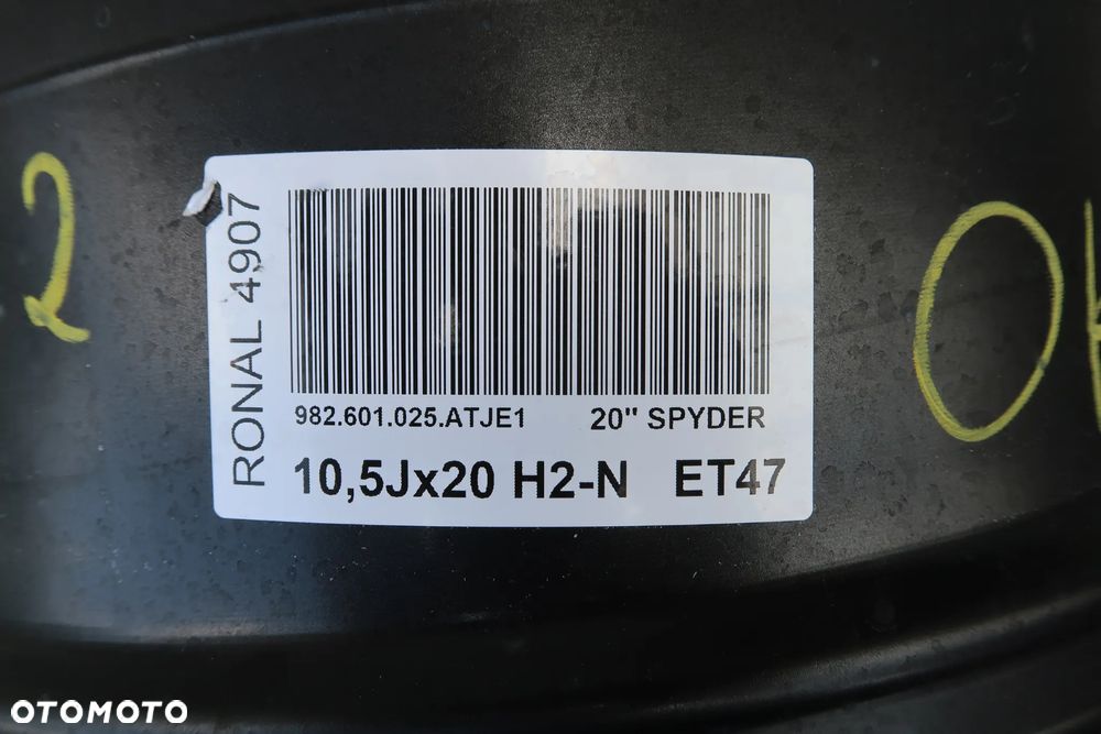 L32/L33/L34 Felga Porsche Boxter 982601025AT 10,5x20et47 - 3