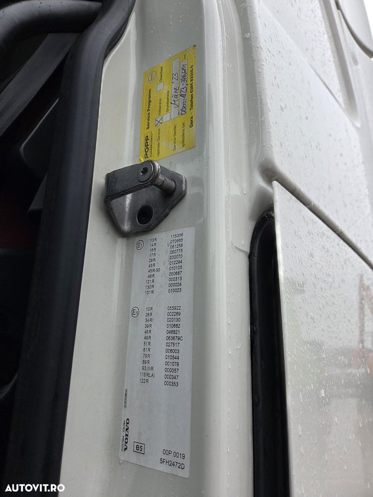 Volvo FH500, 2019, 640.248km, Automata, 2 rezervoare 1.175l, FRIGIDER, AER CONDITIONAT STATIONARE, balon puntea fata, aeropachet, rulata doar in GERMANIA, Carte identitate RAR, posibilitate leasing 3 ani-PROMOTIE 38.900 EUR+Tva - 37