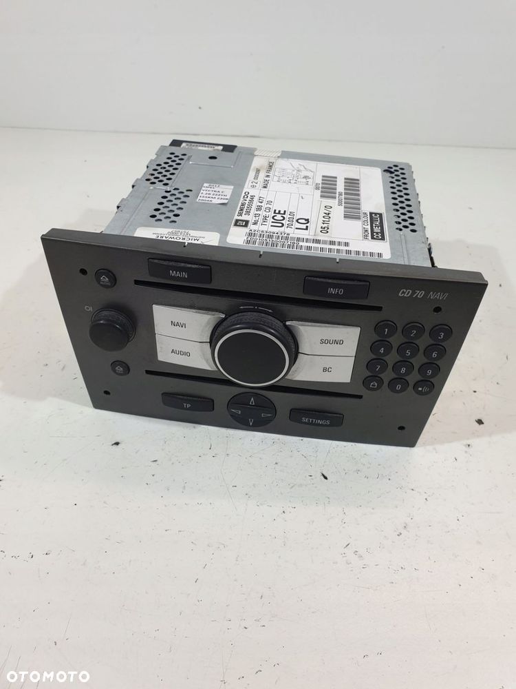 RADIO CD70 13188477 OPEL VECTRA C SIGNUM KOD EU - 7