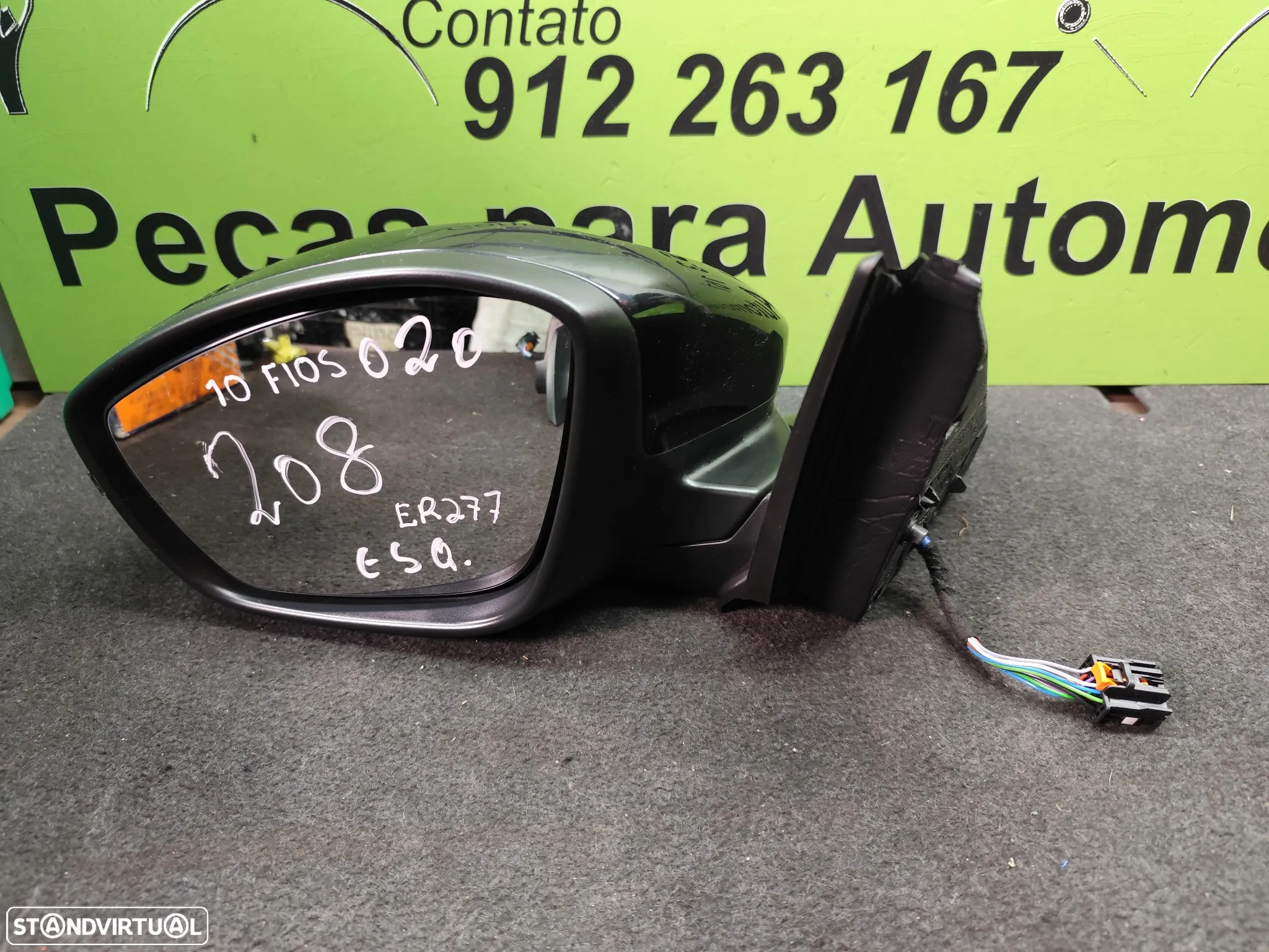 PEUGEOT 208 II ESPELHO RETROVISOR - ER277 - 10