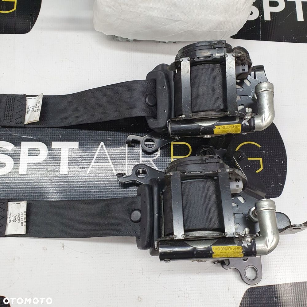 MAZDA 2 II LIFT DESKA ROZDZIELCZA KONSOLA KOKPIT PULPIT PODUSZKI AIRBAG AIR BAG PASY KIT SET - 10