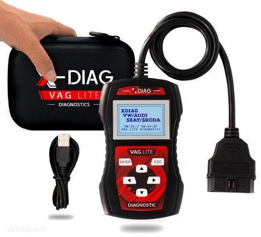 Tester Interfejs Skaner DIAGNOSTYCZNY VAG VW AUDI SEAT SKODA wersja PL - 1