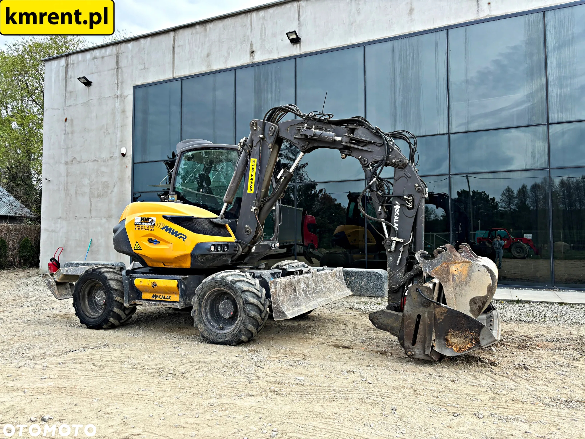 Mecalac 9 MWR KOPARKA KOŁOWA 2019R. | MECALAC 11 KOMATSU PW 98 TEREREX TW 95 110 WACKER NEUSON 100 YANMAR - 4