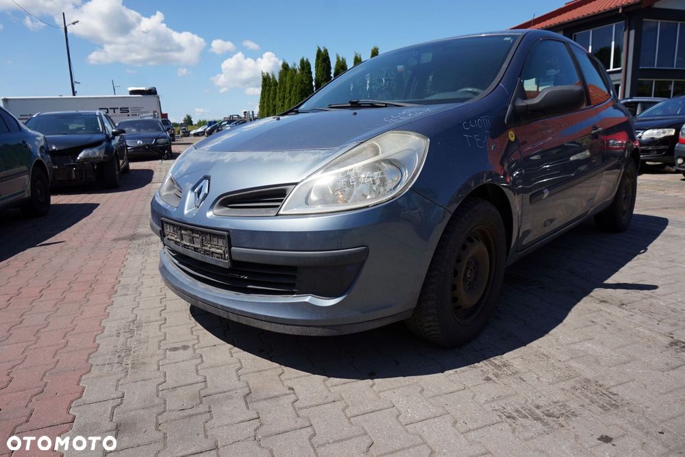 MASKA ZDERZAK BŁOTNIKI LAMPY CLIO III PH1 TEJ47  RENAULT 2005-2009 SZARY PRZÓD KOMPLETNY - 12