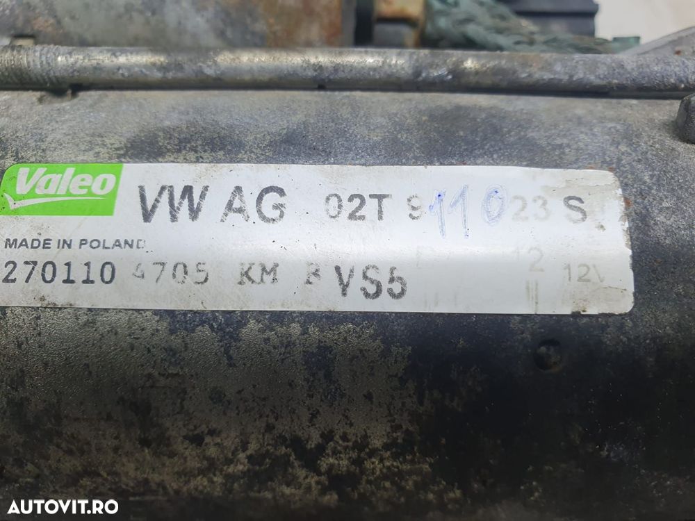 Electromotor 1.6 1.2 tsi CBZ cfn 02t911023s Volkswagen VW Polo 5 - 2