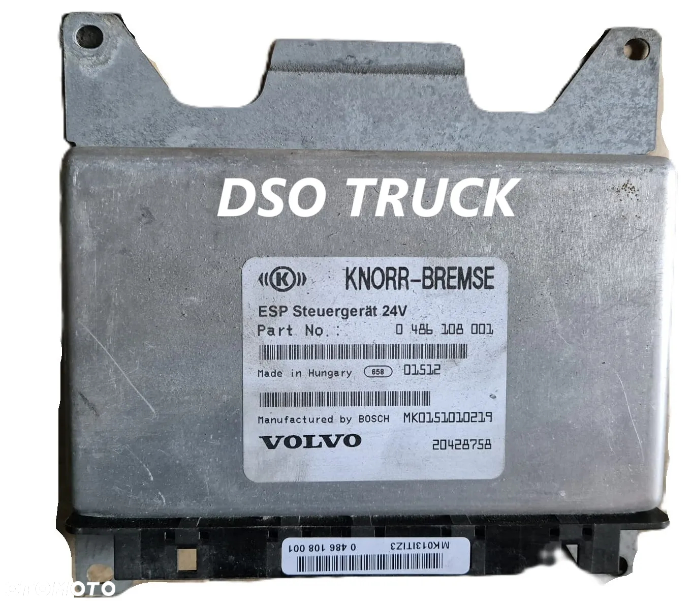 Sterownik Kaseta ESP KNORR 0486108001 20428758 VOLVO - 2