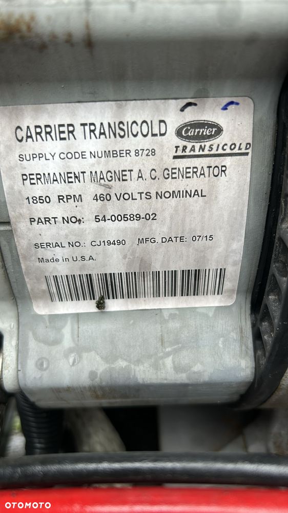 AGREGAT CHŁODNICZY CARRIER 1550 City 2015 7800 mth - 6