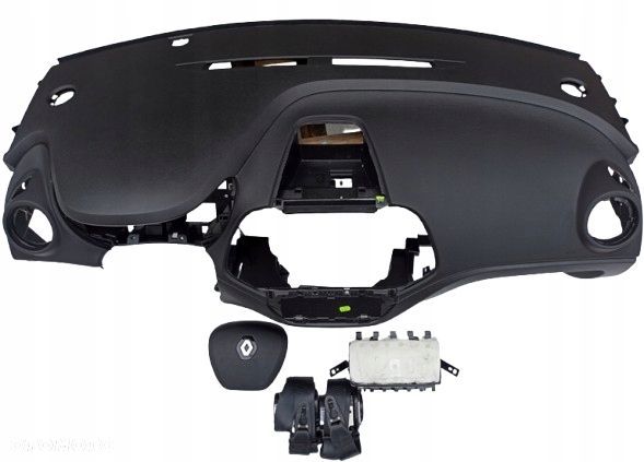 komplet poduszki deska pas pasy renault captur - 1