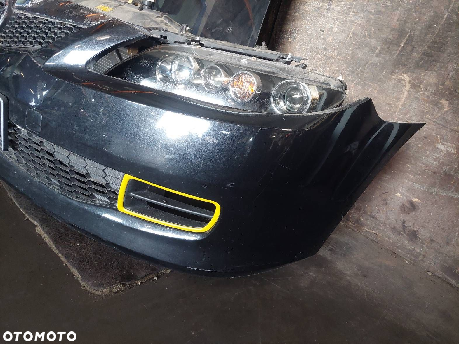 KOMPLETNY PRZÓD MASKA ZDERZAK BŁOTNIKI LAMPY MAZDA 6 I LIFT GG GY 16W - 8