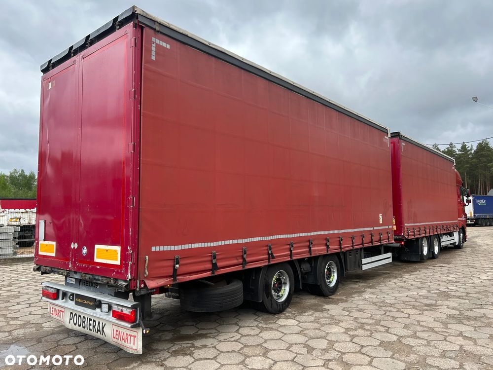 DAF XF 106 480 RETARDER / ZESTAW TANDEM / ALUFELGI / KONTRAKT SERWISOWY / 3 OŚ PODNOSZONA BLIŹNIAK / DAF + PRZYCZEPA / ZABUDOWY REDOS PODNOSZONY DACH / OSIE SAF / ŚWIATŁA LED / 2019 ROK !! - 4