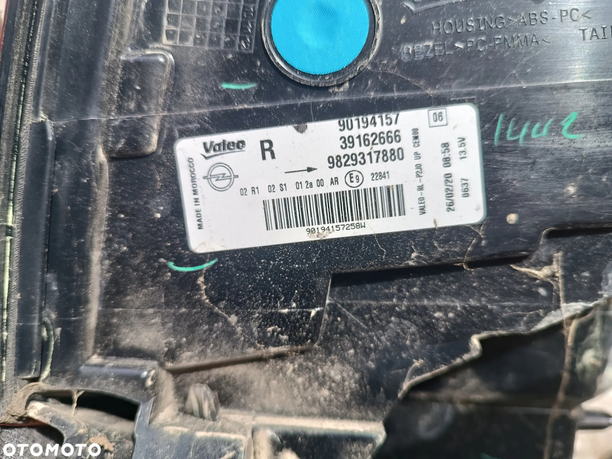 LAMPA TYŁ TYLNA PRAWA LED 90194157 OPEL CORSA F GS LINE - 5