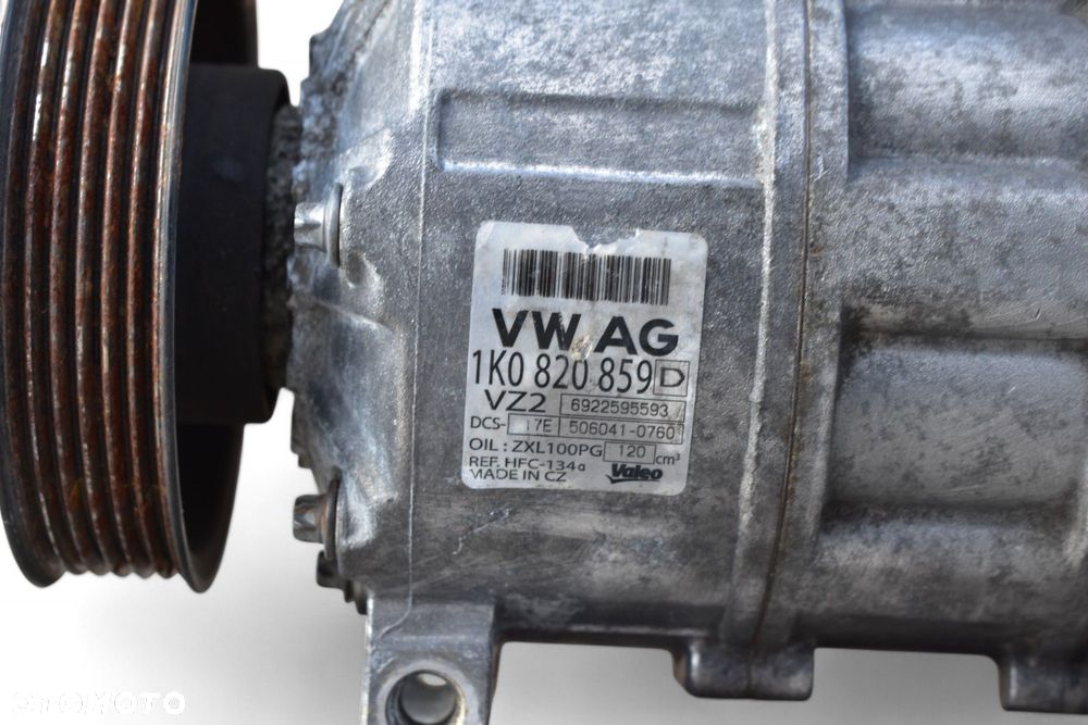 Sprężarka Klimatyzacji VW GOLF V AUDI A3 8P 1.4 1.6 MPI 2.0 FSI 1K0820859D - 3