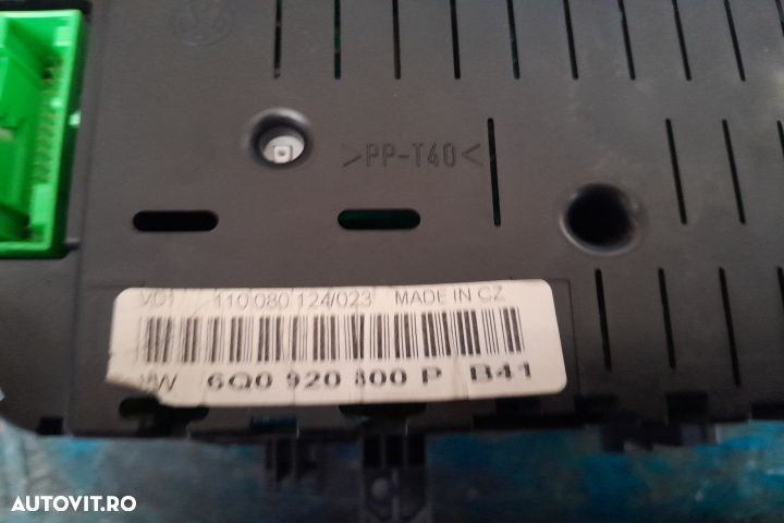 Ceasuri bord 6Q0920800P 6Q0920800P Volkswagen VW Polo 4 9N [2001 - 20 - 4