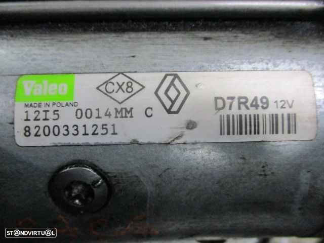 Motor De Arranque D7R49 8200331251 RENAULT SCENIC 2005 1.9DCI RENAULT LAGUNA 2004 1.9 DCI RENAULT MEGANE 2 2004 1.9 DCI RENAULT ESPACE 4 2005 1.9 DCI 115CV 5P CINZA ESCURO - 2