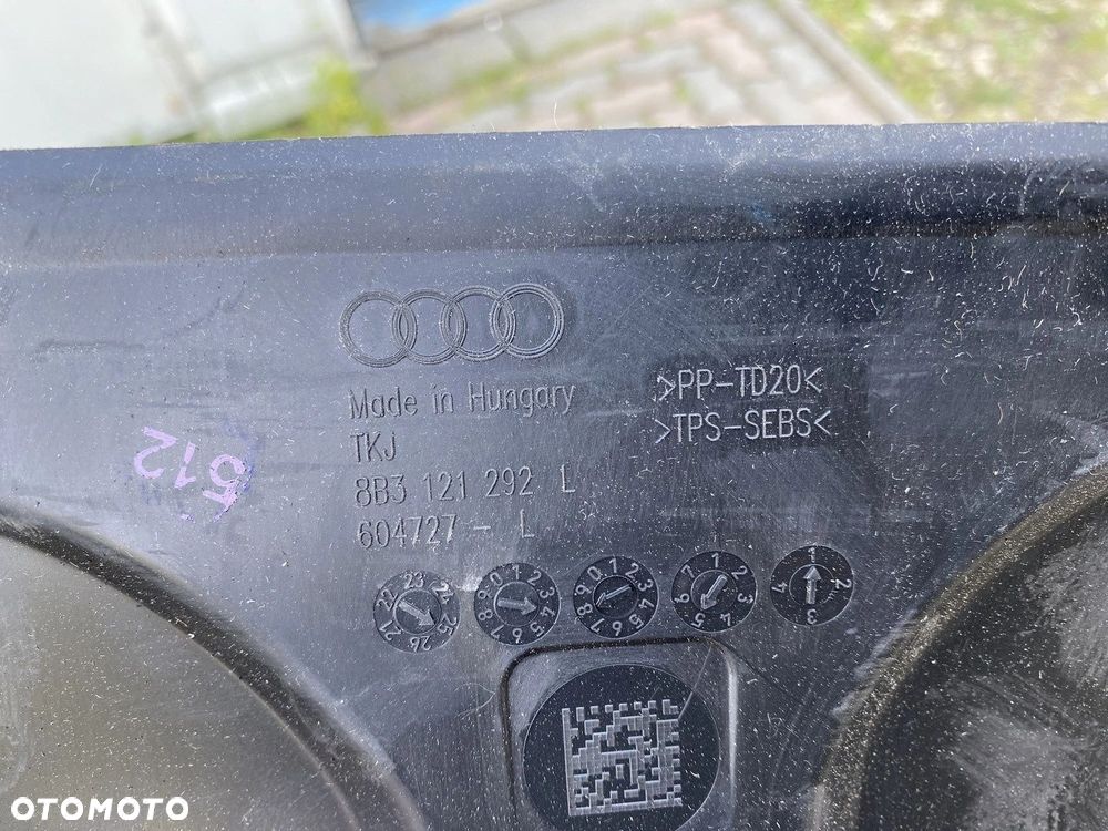 WLOT KIEROWNICA POWIETRZA AUDI A5 8B3 B10 8B3121292L - 4