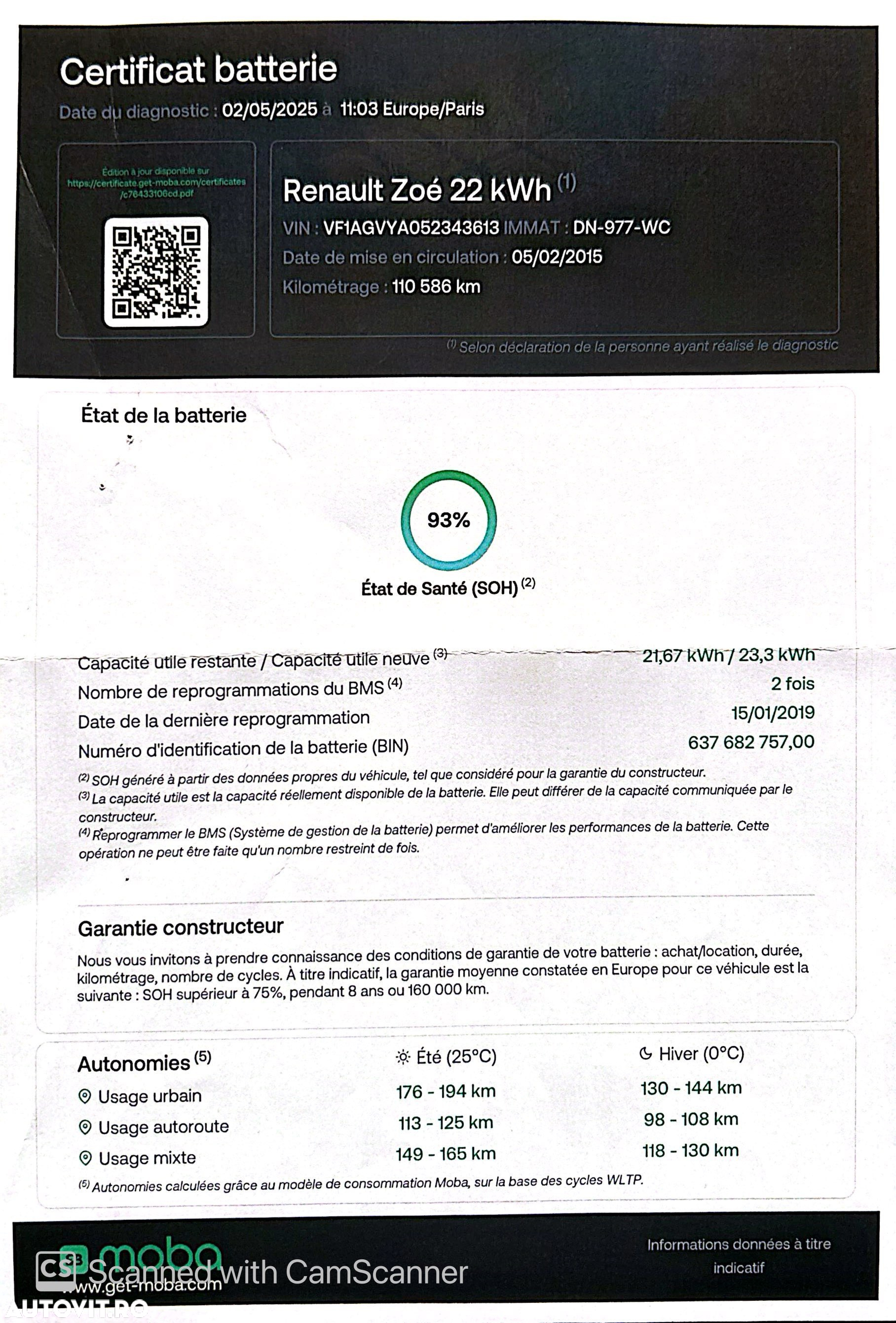 Renault ZOE (mit Batterie) 22 kwh Life - 17