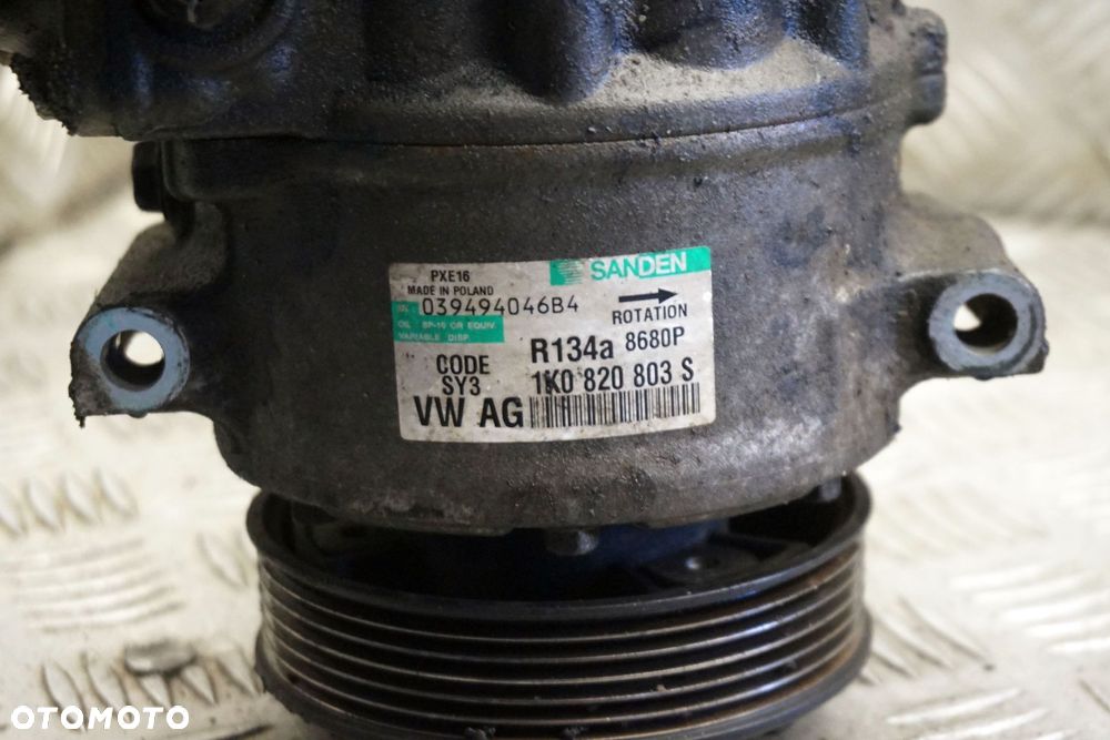 KOMPRESOR KLIMATYZACJI SPRĘŻARKA TOURAN I 1T 1.9 TDI 1K0820803S VOLKSWAGEN 2003-2006 - 5