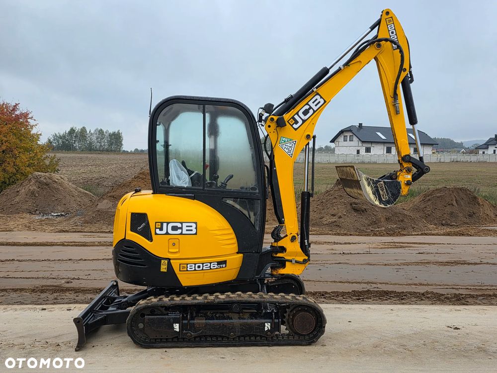 JCB JCB 8026 mini koparka 3 łyżki szybkozłącze 1 wł sprowadzona serwisowana idealna 8025 - 3