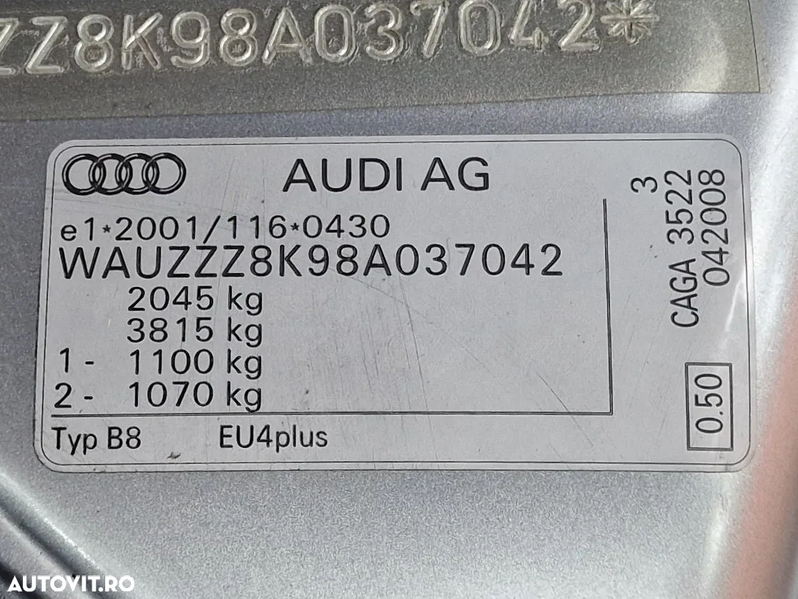 Audi A4 2.0 TDI B8 Multitronic - 28