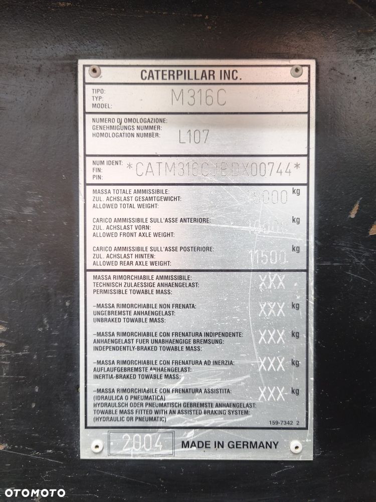 Caterpillar M316C - 7