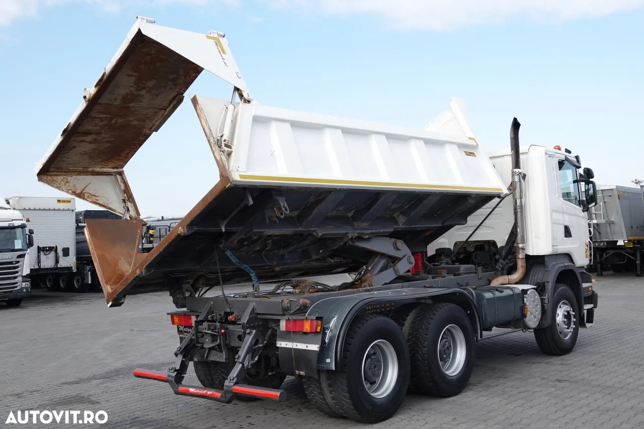 Scania R 420/ 6x4 / 2-SIDE TIPPER / HYDROBRATA / BORDMATIC / HYDROKLAPA / MANUAL / IMPORTAT - 10
