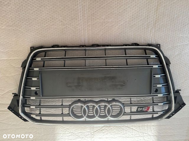 AUDI A4 S4 B8 GRILL ATRAPA PDC 8K0853651K SZARY ORYGINALNA CAŁA - 6