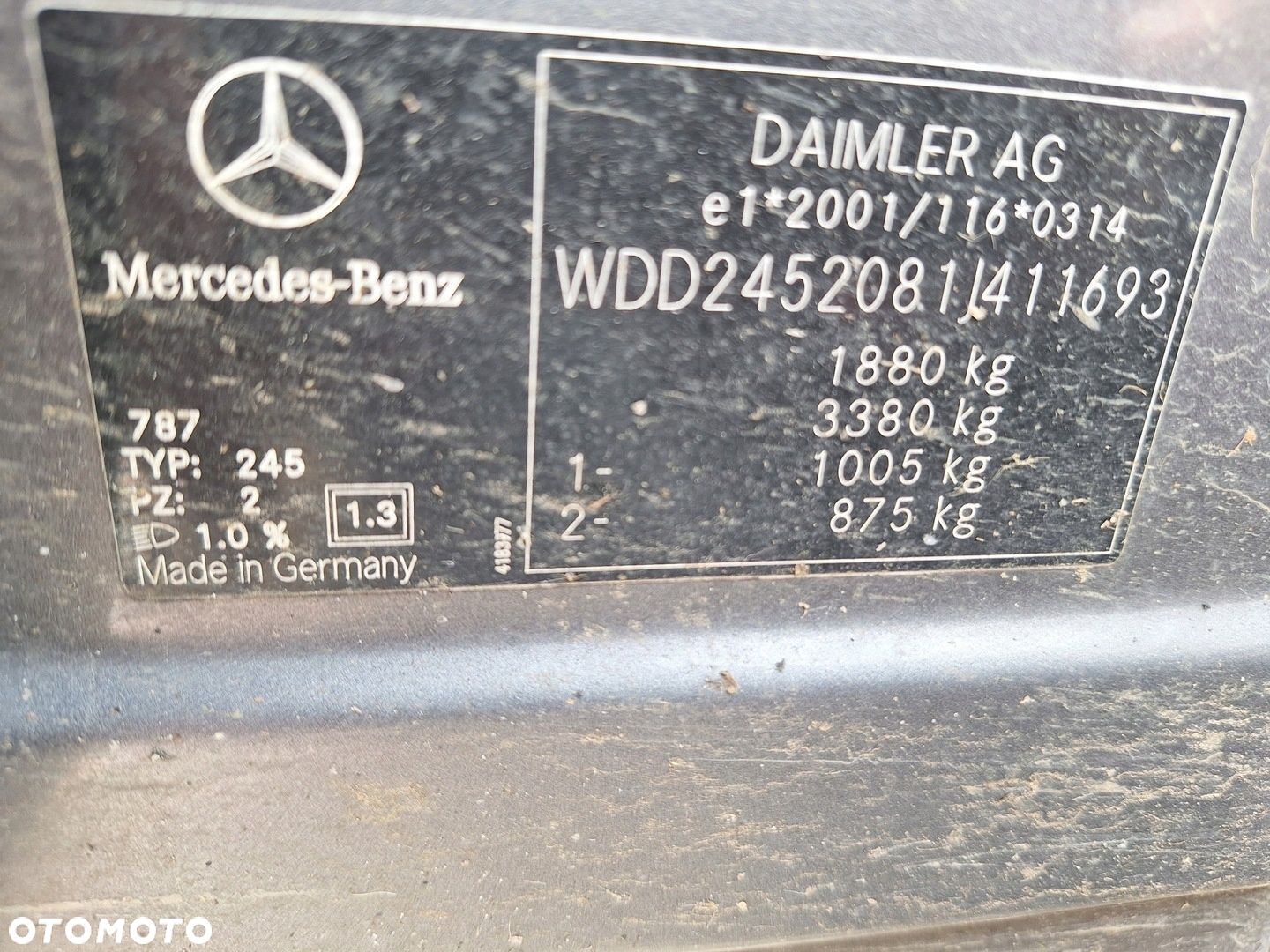 MERCEDES W169 A-KLASA W245 B-KLASA PANELOWY DACH PANORAMA SZYBERDACH - 15