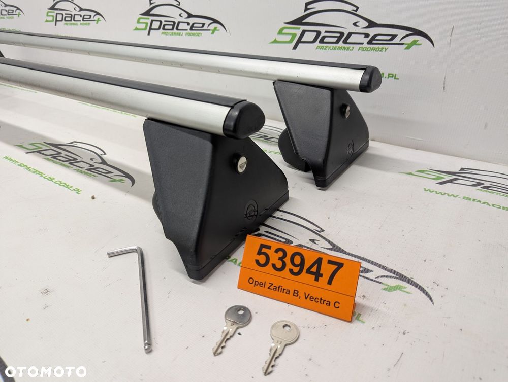 Bagażnik dachowy bazowy belki poprzeczki Oryginał Opel Zafira B, Vectra C - 2