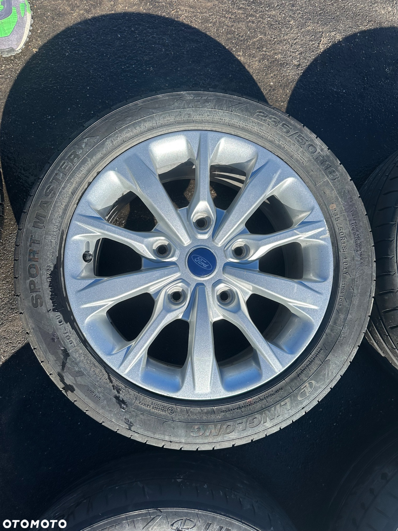 ALUFELGI KOŁA FORD TRANSIT 5X160 R18 NOWE OPONY. - 5