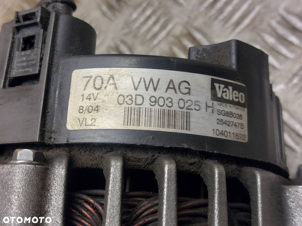 ALTERNATOR SKODA FABIA I 1.2 6V 03D903025H - 2