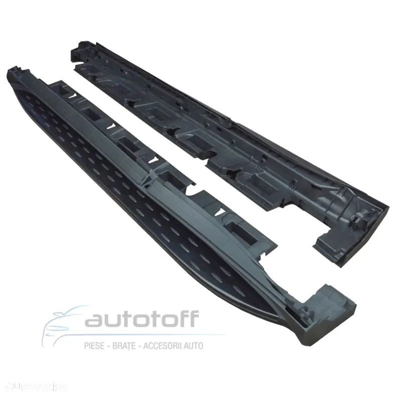 Praguri laterale Mercedes ML GLE W166 (11-18) din aluminiu Black Design - 3