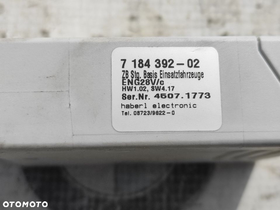 BMW E53 X5 Moduł pojazdu służbowego 7184392 - 2