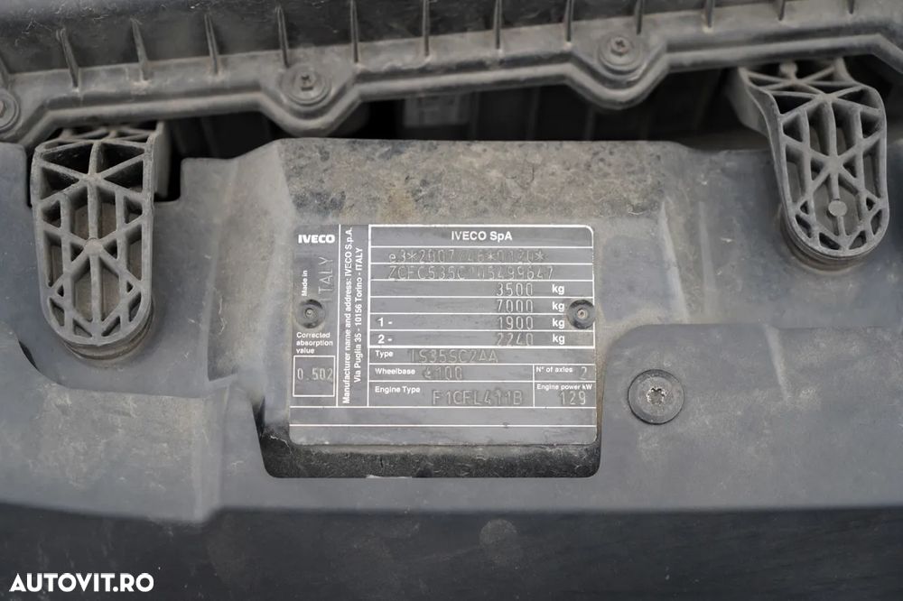 Iveco DAILY 35-180 / 4.7 m TIN / FURGONĂ / HI-MATIC / IMPORTAT - 39