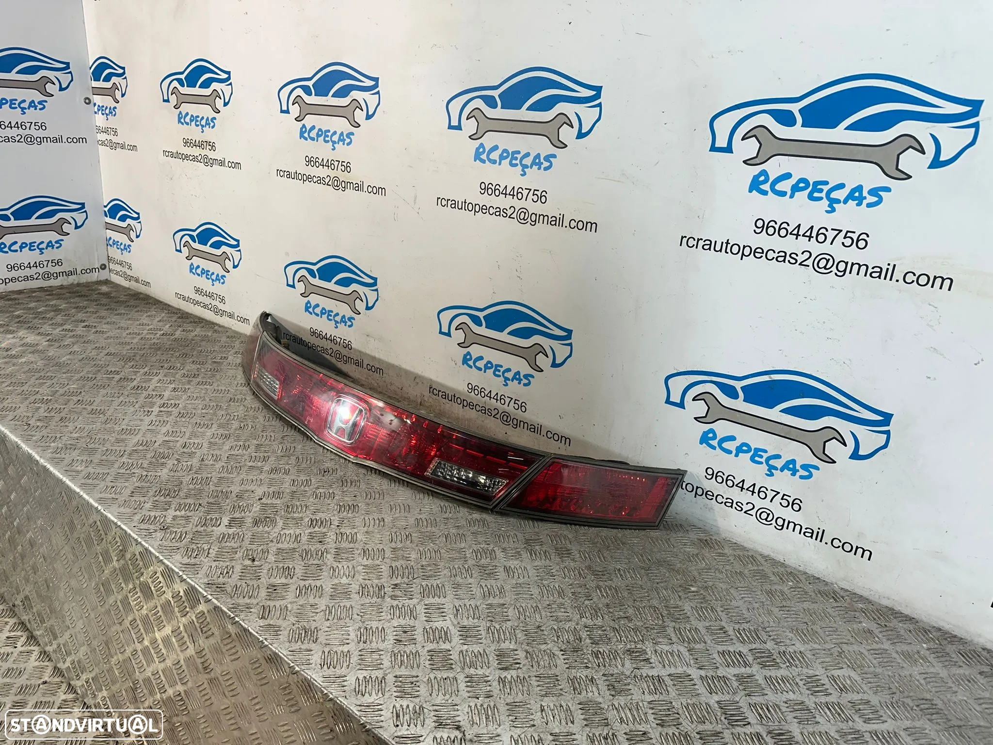 .Conjunto Farolins Mala Tras Traseiros Originais Honda Civic 8 FK FN MK8 VIII 2005 - 2011 - 4