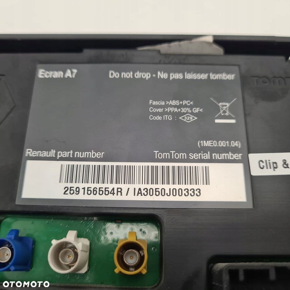 renault megane iii ekran wyświetlacz nawigacji - 2