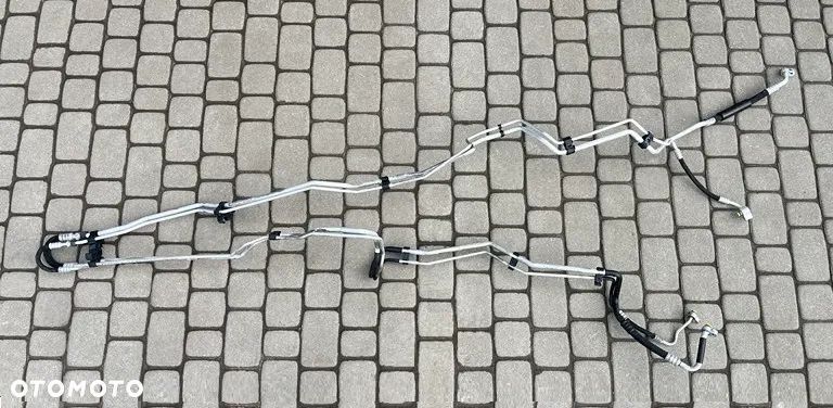 PRZEWODY PRZEWÓD WĘŻE WĄŻ KLIMATYZACJI TYŁ TYLNY VW T5 LONG CARAVELLE MULTIVAN TRANSPORTER 7H3820727C 7H1820725D - 1