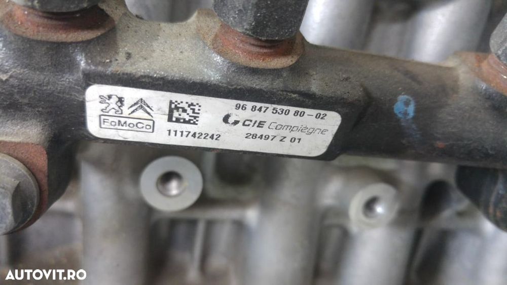 Rampa injectoare 1.6 hdi citroen c4 9684753080-02 9684753080 - 2