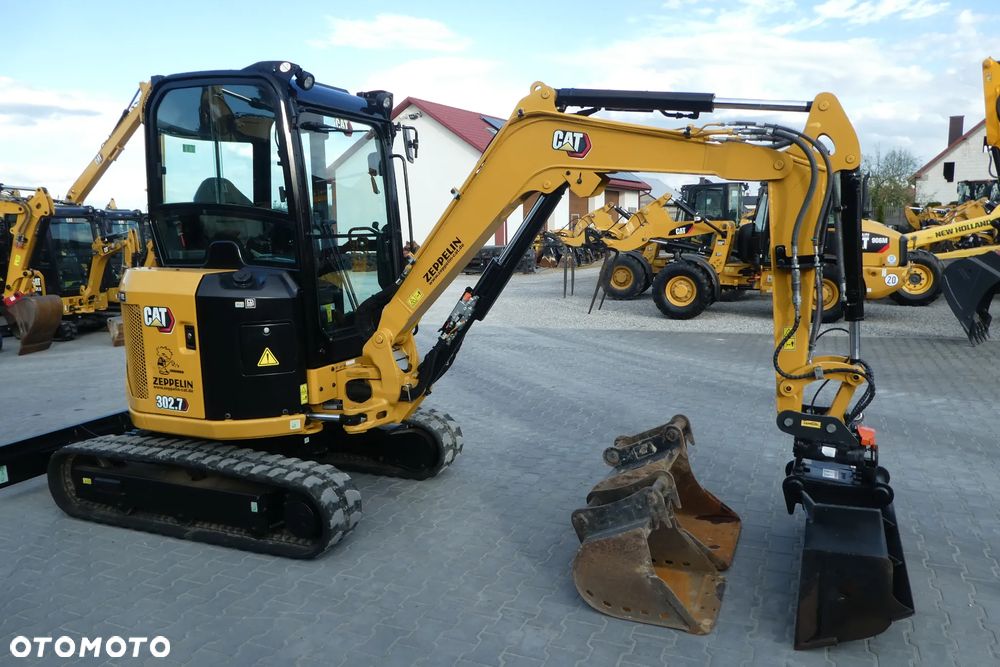 Caterpillar 302.7 PAWERTILT TRZY ŁYŻKI - 8