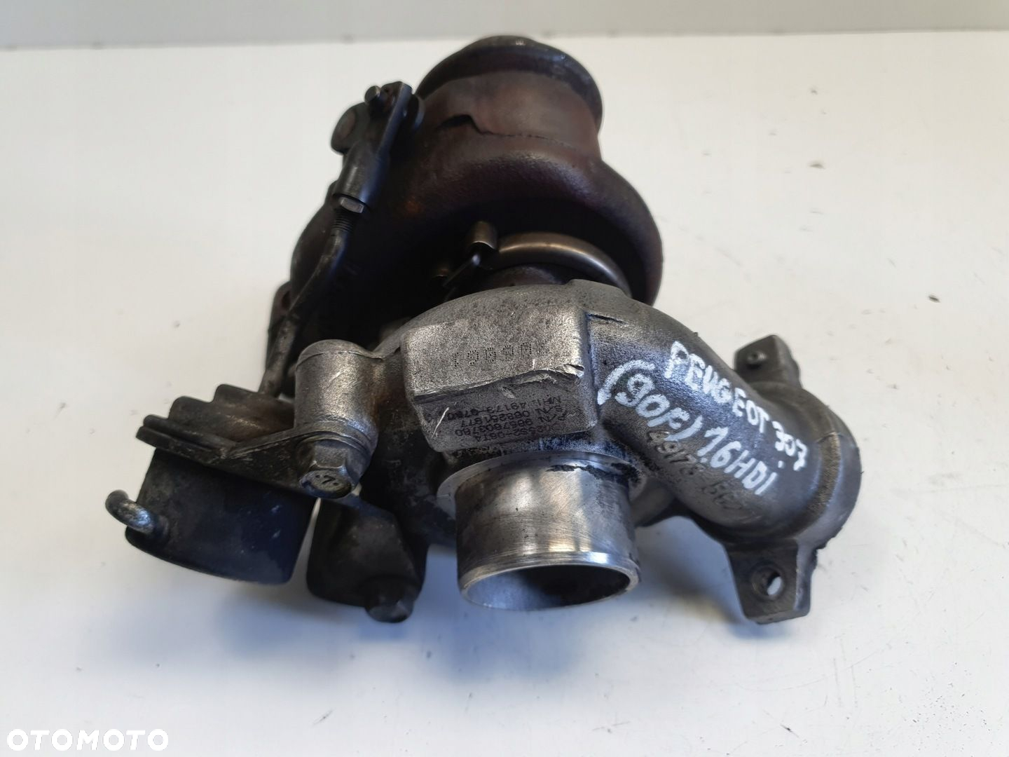 Peugeot 307 1.6 HDI TURBOSPRĘŻARKA turbo 9657603780 - 4