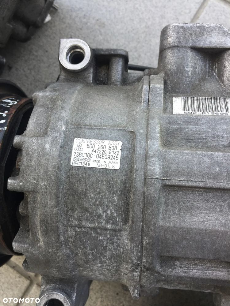 KOMPRESOR SPRĘŻARKA KLIMATYZACJI VW PASSAT B5 FL AUDI A4 B5 1.8T 1.9TDI 2.0B 8D0260808 4472208182 7SBU16C - 11