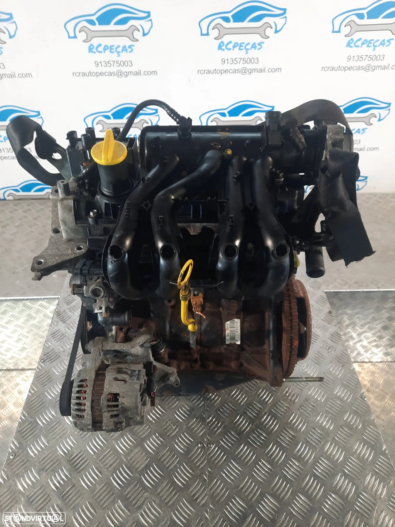 .MOTOR COMPLETO 1.2i 8V 58CV D7F D7FG726 RENAULT CLIO II 2 MK2 FASE I 1 - 6